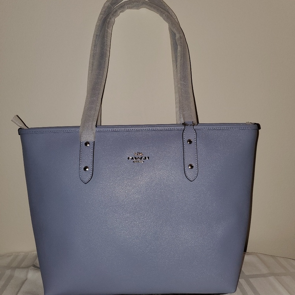 Coach City Blue Baby Blue Tote